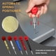 thumbnail image 1 of Fiudx Punzón Central Automático, Punta de Acero de Alta Velocidad, Mango Antideslizante, Fácil Marcado y Perforación, Multisuperficie, Bricolaje E Ingeniería, 5 Pulgadas, Localizador de Resorte., 1 of 1