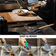 thumbnail image 3 of El resto de la cuchara para el contador de la cocina, paquete de 4 BPA libera y tenedor de la cuchara del silicón de la categoría alimenticia, 3 of 5