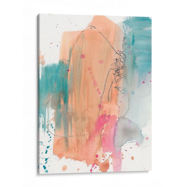Cuadro decorativo - Vivid Splash I, Jennifer Goldberger 90x120 Canvas Lab Abstracto