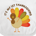 thumbnail image 4 of Inktastic It's My 1st Thanksgiving Boys or Girls Baby Bib, 4 of 4