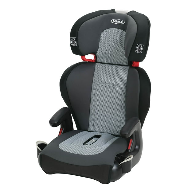 Graco TurboBooster TakeAlong High Back Booster Car Seat, Sylvan Gray