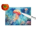 thumbnail image 2 of Jellyfish Glass Cutting Board Large 12 in x 15 in, 2 of 5