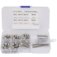 thumbnail image 2 of Socket Cup Screw 60pcs M4-40 Cylindrical Stainless Steel Hex Socket Cup Head Screws Assortment Kit, 2 of 8