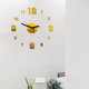 thumbnail image 5 of Yuarrent 2020, diseño moderno, relojes de cuarzo apresurados, relojes de moda, pegatina de espejo, decoración para sala de estar diy, recién llegado, Decoración del hogar Oro Yuarrent HA3330-03B, 5 of 6