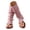Pink, variant on Women's Clip Toe Flip Flops Western Slouchy Knee High Open Toe Boots Comfortable Suede Low Wedge Walking Sandals Pink,8
