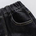 thumbnail image 7 of CAUYDY Teen Girls Baggy Jeans Pretty Butterfly Print Elastic Waistband Wide Leg Jeans Cute Pants for Girls Sizes 9-10 Years, 7 of 7