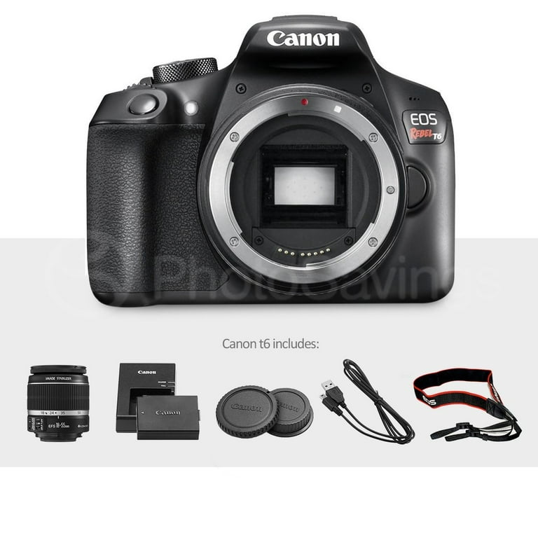 Cámara Canon EOS Rebel T6 con lente EF-S 18-55mm DCIII y lente EF 75-300mm  III – Tecnoiglesia Store