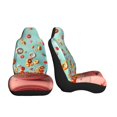 thumbnail image 3 of Yiaed Floating Colorful Cereal Print Car Seat Covers,Universal Auto Seats Protector Fits for Car,SUV Sedan,Truck,Automotive Seat Covers & Accessories-2 PCS, 3 of 9