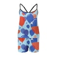 thumbnail image 4 of Ydojg Cute Pajamas Set For Women Sleepwear Independence Day Balloon Print Camisole Shorts Home Pajamas Pajama Pants Set 2 Piece Set Red Xl, 4 of 6