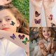 thumbnail image 4 of 15 hojas de tatuajes temporales para mujeres y niños, tatuajes falsos 3D, pegatina de tatuaje sexy, 4 of 6