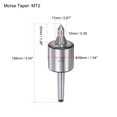 thumbnail image 2 of Unique Bargains MT1 Live Center, Morse Taper Precision Mid Duty Rotary Live Center Tool, 2 of 5