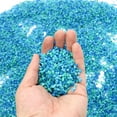 Koltose by Mash Fish Tank Gravel, Bulk Caribbean Blue Colored