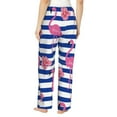 thumbnail image 3 of Daiia Pink Flamingo Women's Sleep Pant with Pockets and Drawstring,Pajama Pants-Large, 3 of 9