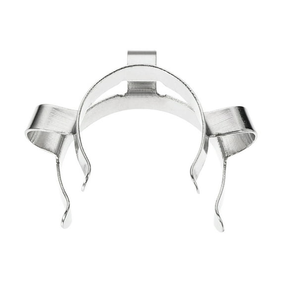Unique Bargains Silver Tone Joint Clip Lab Clamp Mounting Clips for 24/29mm 24/40mm Glass Taper Joint Laboratory Tool