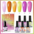 thumbnail image 1 of Esmalte de uñas, gel de noche para uñas, color fluorescente, aceite para uñas, gel de fototerapia, set de gel Candy Color 45ml, aceites para uñas, 1 of 3