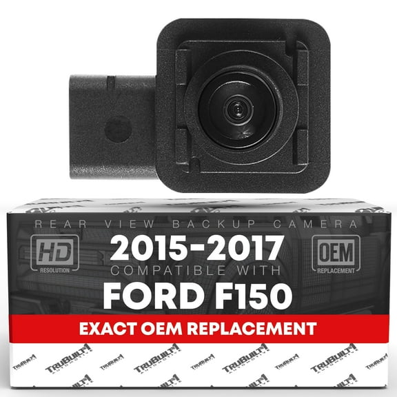 Rear View Backup Camera - Compatible with 2015-2017 Ford F-150, 2018-2019 Ford Lobo - Reverse Park Assist Camera Replacement - OEM FL3Z19G490D, 590-080