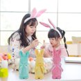 thumbnail image 6 of Taotanxi Easter Decorations - 1 Pack Pastel Flocked Bunny Kit - Spring Table Centerpieces Indoor Decor - Bunnies Decoration Set for Home & Party, 6 of 6
