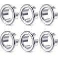thumbnail image 1 of Anillos de desbordamiento del fregadero, fregadero decorativo para cocina, baño, cubierta redonda para desbordamiento, tapón de drenaje, tapa, orificio de inserción ACTIVE Biensenido a ACTIVE, 1 of 5