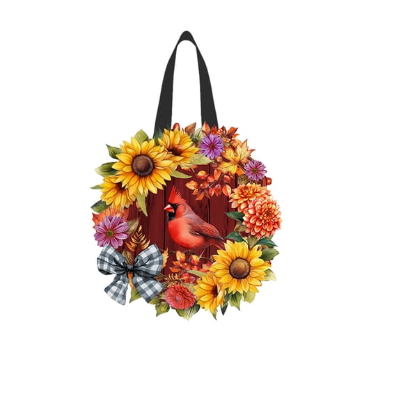 Briarwood Lane Harvest Wreath Wood Door Hanger