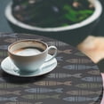 thumbnail image 2 of Ambesonne Fish Fitted Round Tablecloth, Vintage Animal Bone Design, 36"- 40" Diameter, Multicolor, 2 of 5