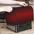 thumbnail image 5 of Cauagu Red Geometric for 4 Slice Toaster Cover (11.4''×7.9''×7.5'') Bread Machine Cover Toaster Protector Kitchen Appliance Dust Cover, 5 of 7