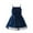 Blue, variant on Edvintorg 3-7Years Dress for Kids Girls Summer Sequin Printed Sleeveless Suspender Gauze Dress with Bowknot Wedding Princess Dresses Vestido Infantil