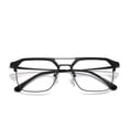 thumbnail image 4 of Gafas de miopía que cambian de color para hombres, tecnología suave, marco medio, anti-luz azul, gafas planas, marco de gafas retro, 4 of 4