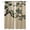 Beige, variant on Teal Pine Tree Blackout Curtains for Bedroom Living Room Darkening Curtains 54 Inch Long Farmhouse Botanical Country Rustic Short Curtain for Small Window Treatment Insulated Grommet Drapes 42"x54"x2