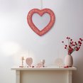 thumbnail image 5 of Surpdew Large Heart Ornaments For Christmas Tree12'' 3D Glitter Heart Hanging Ornament For Tree Wreath Front Door Home Wall Window Valentine'S Day Wedding Holiday Decor D, 5 of 5