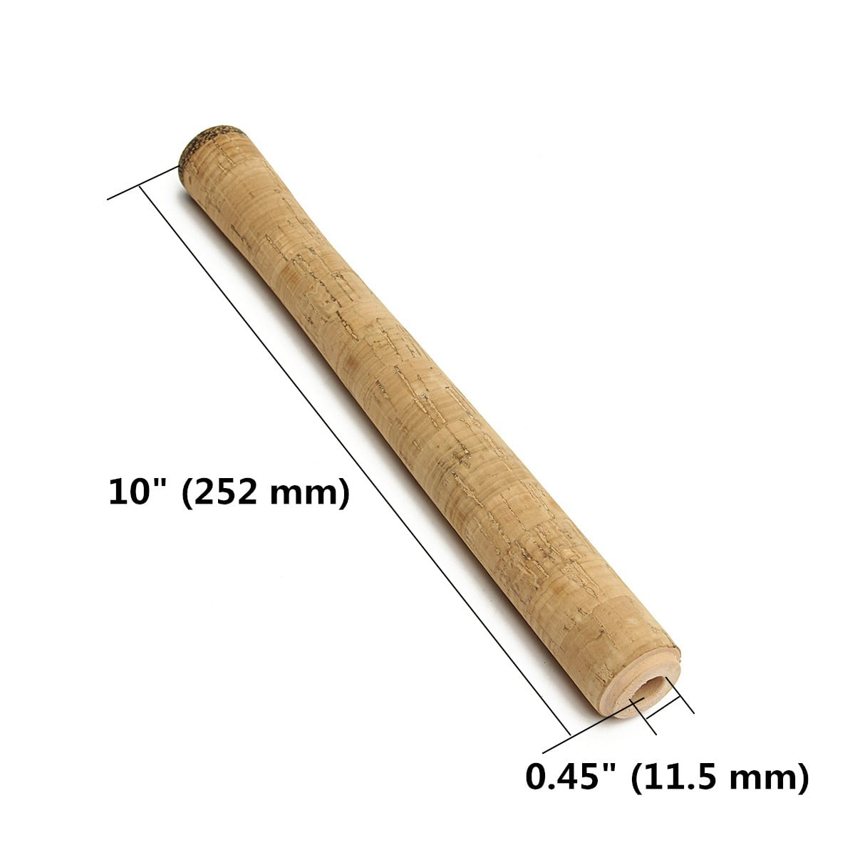 1PCS 10" 250mm Fishing Rod Handle Composite Cork Grip DIY Rod Building Repair