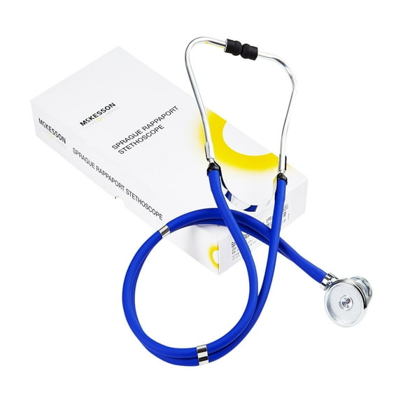 McKesson Lumeon Sprague Rappaport Stethoscope for Medical Use - Royal Blue, 1 Ct