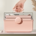 thumbnail image 6 of Toycle Desktop Makeup Box Transparent And High Capacity Portable Storage Box With Spacious For Makeup Handheld(L,Plastic), 6 of 9