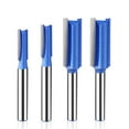thumbnail image 1 of 4Pcs 6.35mm 1/4'' Shank High-quality Milling Cutter Flush Trim With Bearing Router Bit Set For, 1 of 7