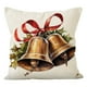 thumbnail image 2 of XWSHYW Almohadas y Fundas Fundas de Almohada de Feliz Navidad, Funda de Almohada de Algodón de 18X18 Pulgadas, Funda de Cojín, Decoración de Navidad, Decoración de Fiesta de Invierno para Sofá, 2 of 6