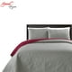 thumbnail image 1 of Colcha King Size Yamel Doble vista Paris plata-vino, 1 of 5