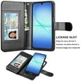 thumbnail image 3 of For Samsung Galaxy A17 5G Case Wallet with Card Holder, Lanyard and Kickstand for Women Men, Ebizware Magnetic Flip Detachable PU Leather Wallet Phone Case Cover for Samsung Galaxy A17 5G - Black, 3 of 7