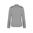 thumbnail image 5 of Scyoekwg Fall Jackets for Women Trendy Lightweight Solid Color Stand Collar Button Slim Suit Jackets Casual Loose Fall Coats Long Sleeve Outerwear(Gray,XXXL), 5 of 5