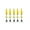 S-3.2g Gold, variant on Metal Propeller Fishing Lures for Fishing, 5 Pieces Sequined Lures Fly Hooks