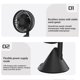 thumbnail image 5 of Cargador multifuncional USB, carga inalámbrica, pequeño ventilador, cargador de teléfono móvil, nuevo mini ventilador de escritorio, ventilador de carga inalámbrica, 5 of 7