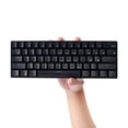 thumbnail image 2 of Amdohai RK61 BT&Wired Clavier Double Mode Rétroéclairage Jaune 61 Touches Mini Clavier Mécanique pour Téléphone/tablette Noir avec Interrupteurs Gateron Rouge, 2 of 7