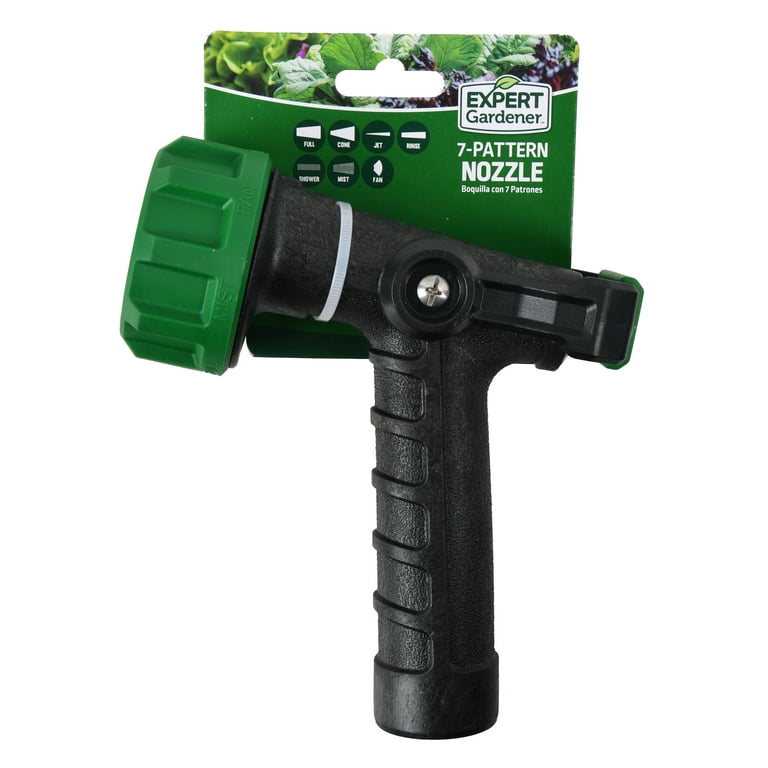 Expert Gardener Watering Nozzle with 7 Spray Patterns, Heavy-Duty