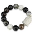 thumbnail image 1 of Alamode LO3778-7.5 7,5 Femmes Bracelet en Laiton Rhodié avec Synthétique en Multi Couleur - Po., 1 of 1