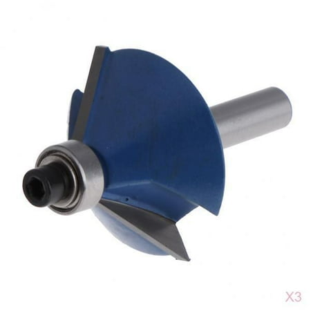 

3 Pieces Chamfer Edge Forming Bit - 1/4