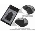 thumbnail image 4 of Abiyou Prayer Mat With Compass - Portable Muslim Prayer Rug for Travel and Ramadan (Black, Polyester), 4 of 6