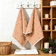 thumbnail image 4 of Christmas Hand Towels Set of 2 Soft Absorbent Reindeer Pattern Kitchen Bathroom Towels Holiday Decorative Winter Home Decor for Family Use by Akmoler, 4 of 6