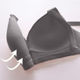 thumbnail image 4 of SDNall Bras for Women 2024 Printing Gathered Together Large Size Daily Bra Underwear No Rims Underwire Everyday Bra Plus Size, 4 of 9