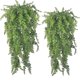 thumbnail image 1 of Guirnalda de hojas artificiales LzGUNGY 81 cm para colgar plantas de enredadera verde 2 piezas, 1 of 5