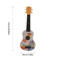 thumbnail image 3 of Puntoco Ukelele de madera de 21 pulgadas, juguete de iluminación musical para niños, mini instrumento de educación temprana de 4 cuerdas, regalos navideños para niños y niñas, juguetes, 3 of 5