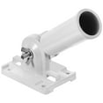 thumbnail image 2 of 4 Count Flag Pole Holder Flagpole Mounting Bracket Stand Debutant Markers White, 2 of 8