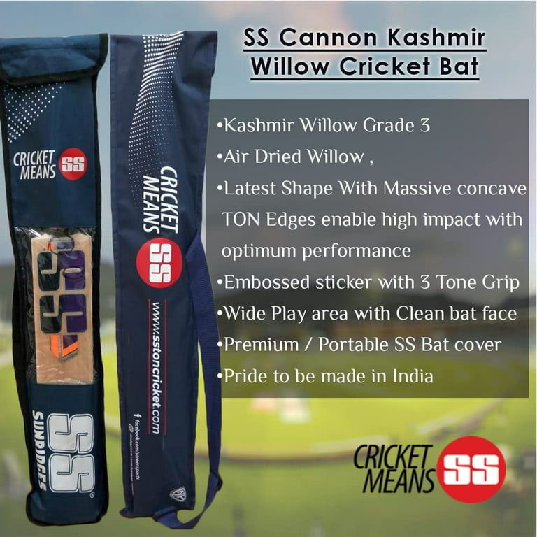 SS Kashmir Willow Cricket Full Kit